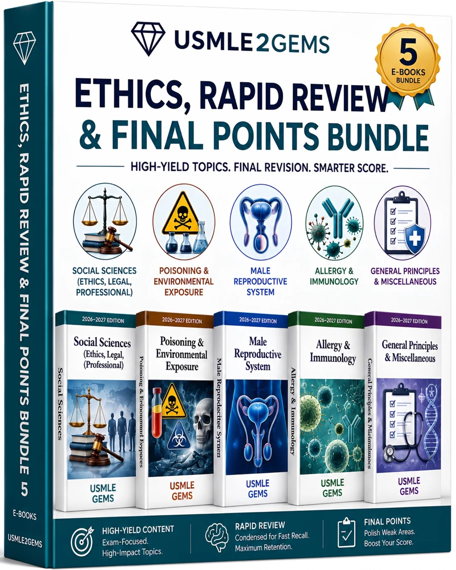 Ethics, Rapid Review & Final Points Bundle — 5 e-books